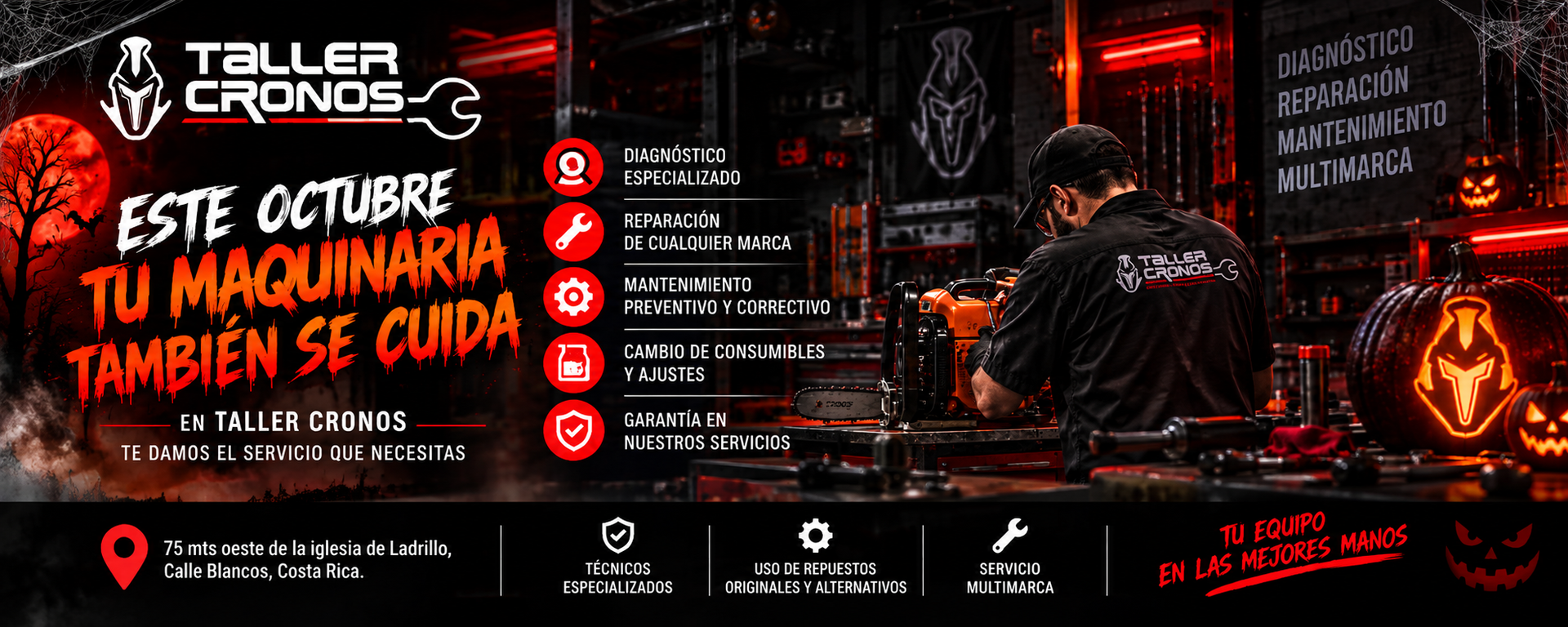 Taller Cronos_ Octubre y Maquinaria en Buenas Manos