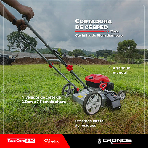 Cortadora de Césped 4 Ruedas Cronos LMF173 — 6