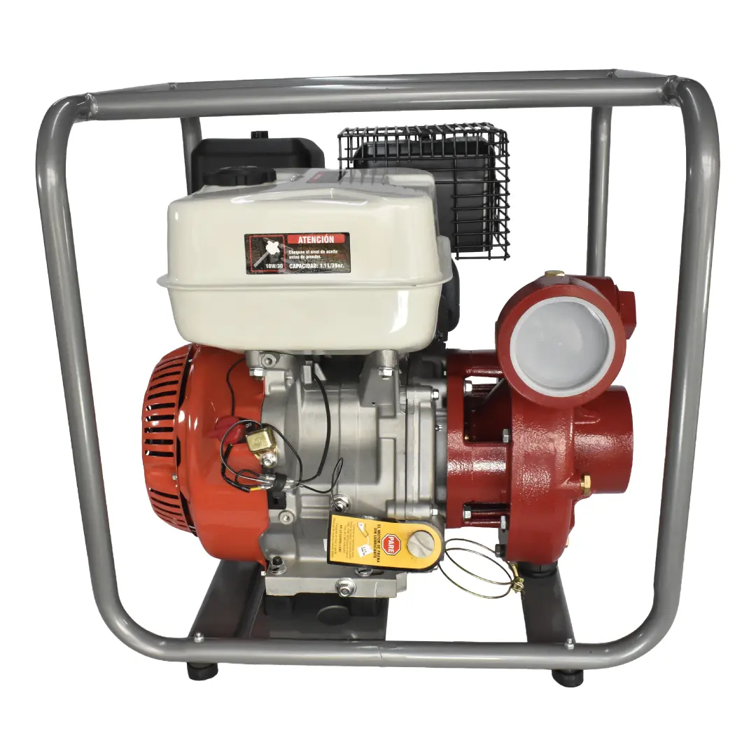 [80ZB85] Bomba de presion Cronos 80ZB85 , caracol de Hierro 3x3", Motor Gasolina 15 Hp