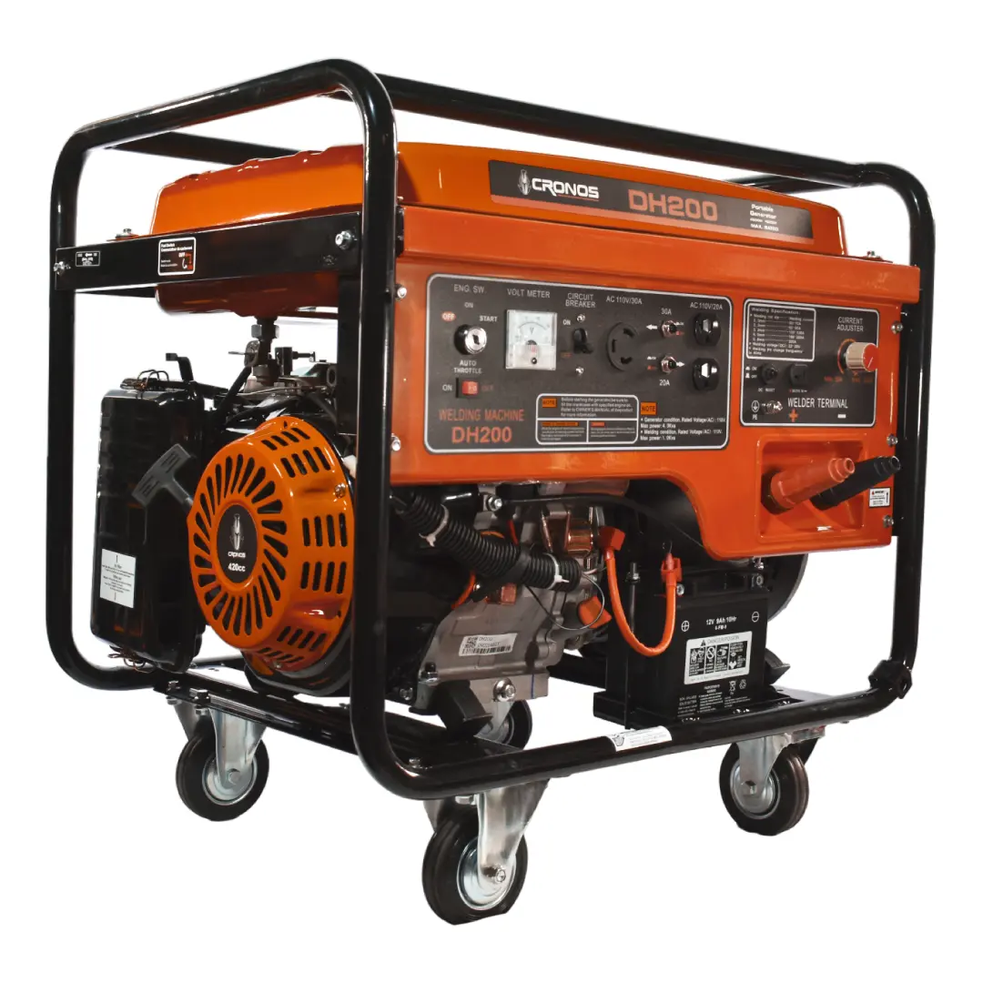 Motosoldadora Cronos DW20015hp, 4000w, arranque electrico - DH200